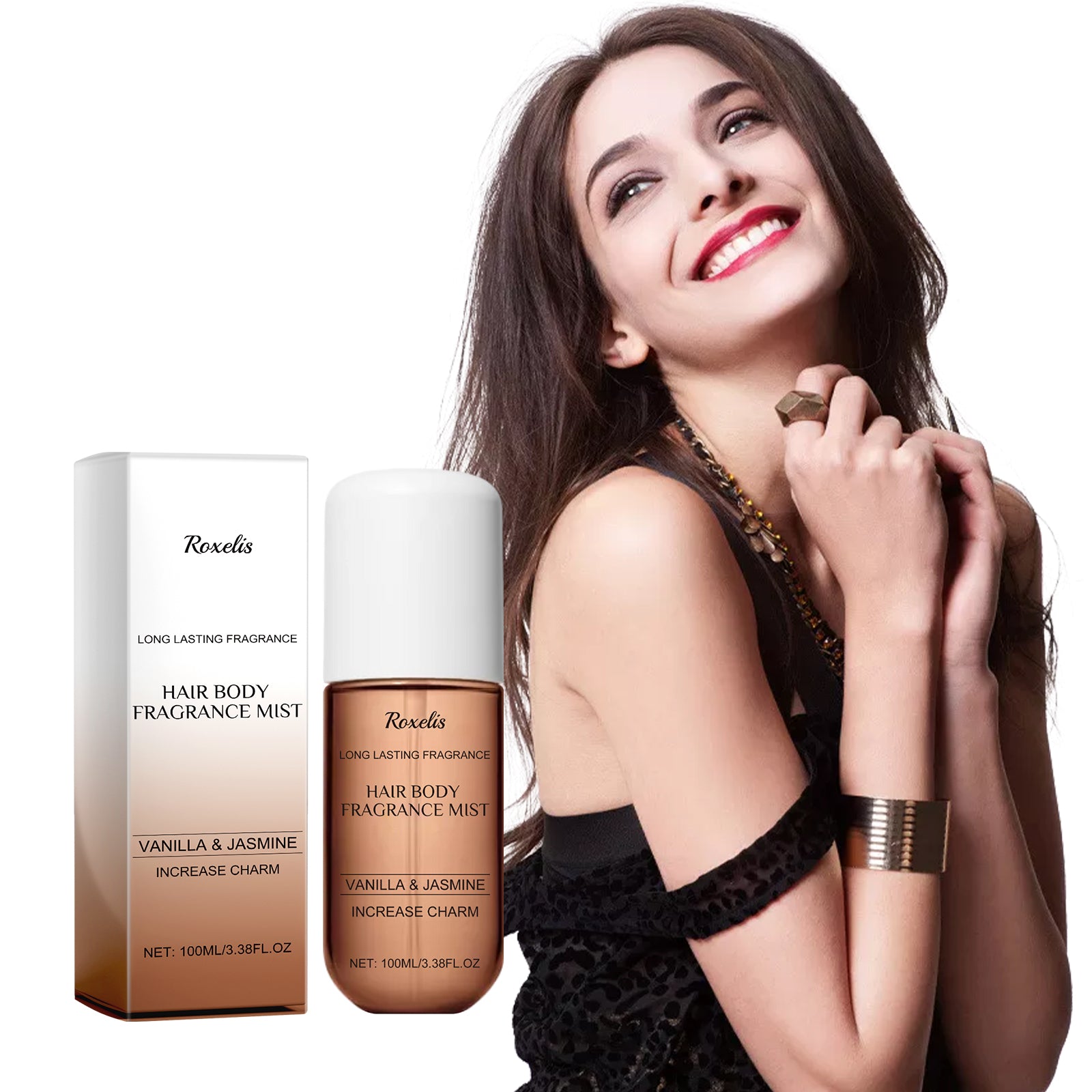 Vanilla Jasmine Fragrance Spray – Natural, Fresh & Long-Lasting Perfume - Icon Her