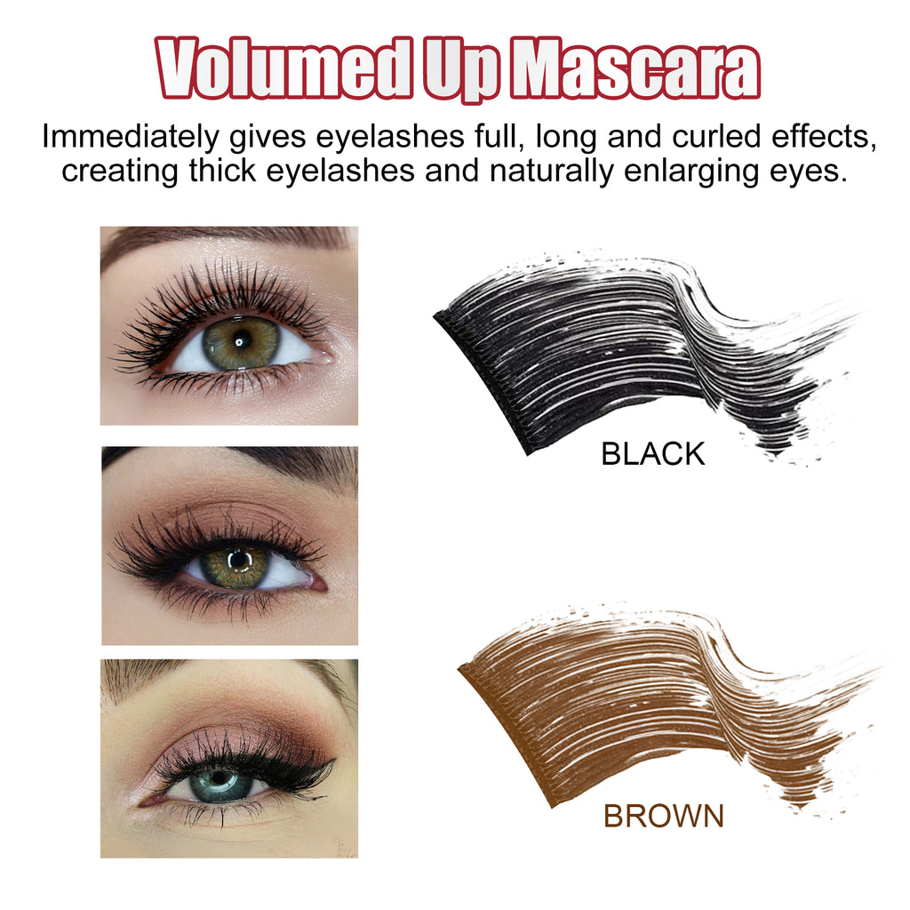 Volume Up Mascara - Hydrating, Lengthening & Curling Black Finish - Icon Her
