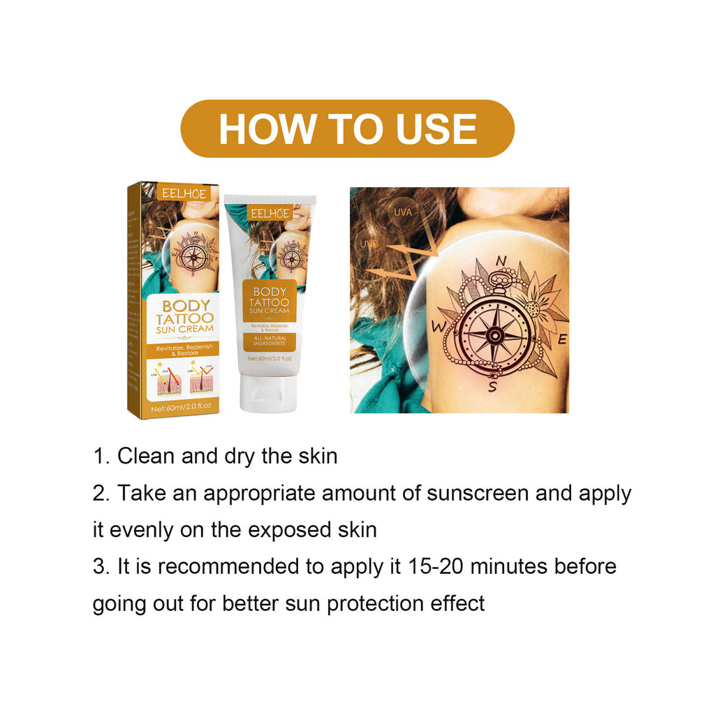 Tattoo Protection Cream - Outdoor UV Isolation & Color Care - Icon Her