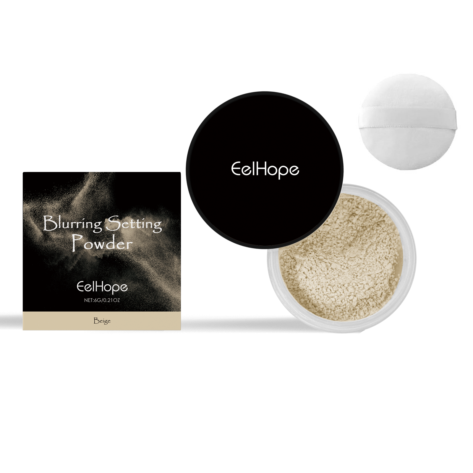 Setting Powder (Beige) – Natural, Breathable & Long-Lasting Makeup - Icon Her