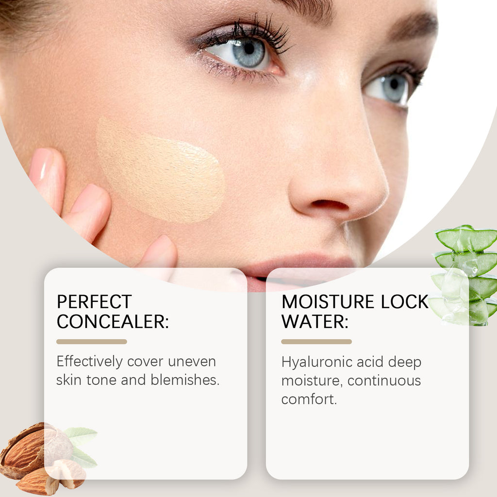 Color-Changing Hydrating Foundation - Self-Adjusting Concealer Base - Icon Her