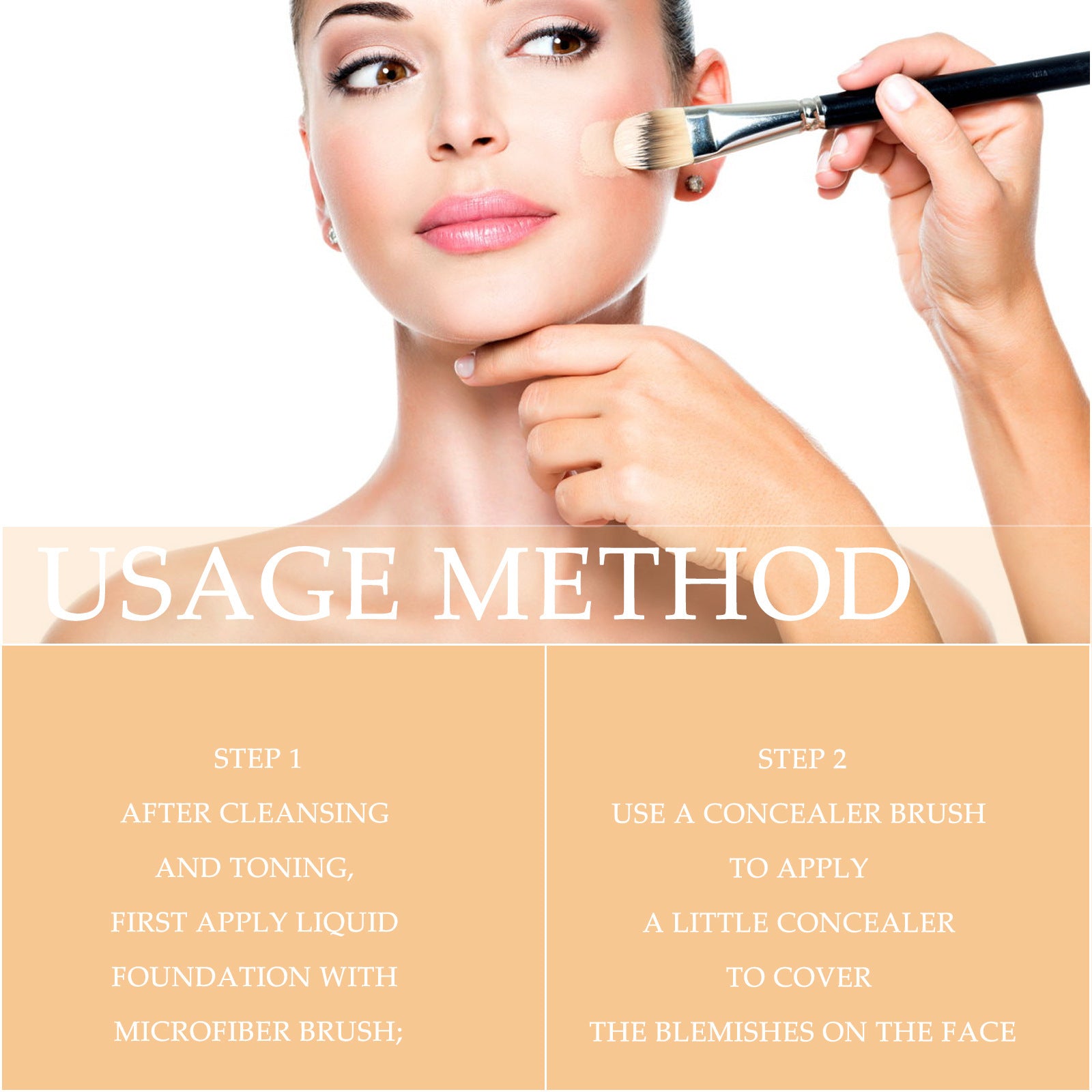 2-in-1 Foundation & Concealer – Natural, Long-Lasting & Invisible Pore Coverage - Icon Her