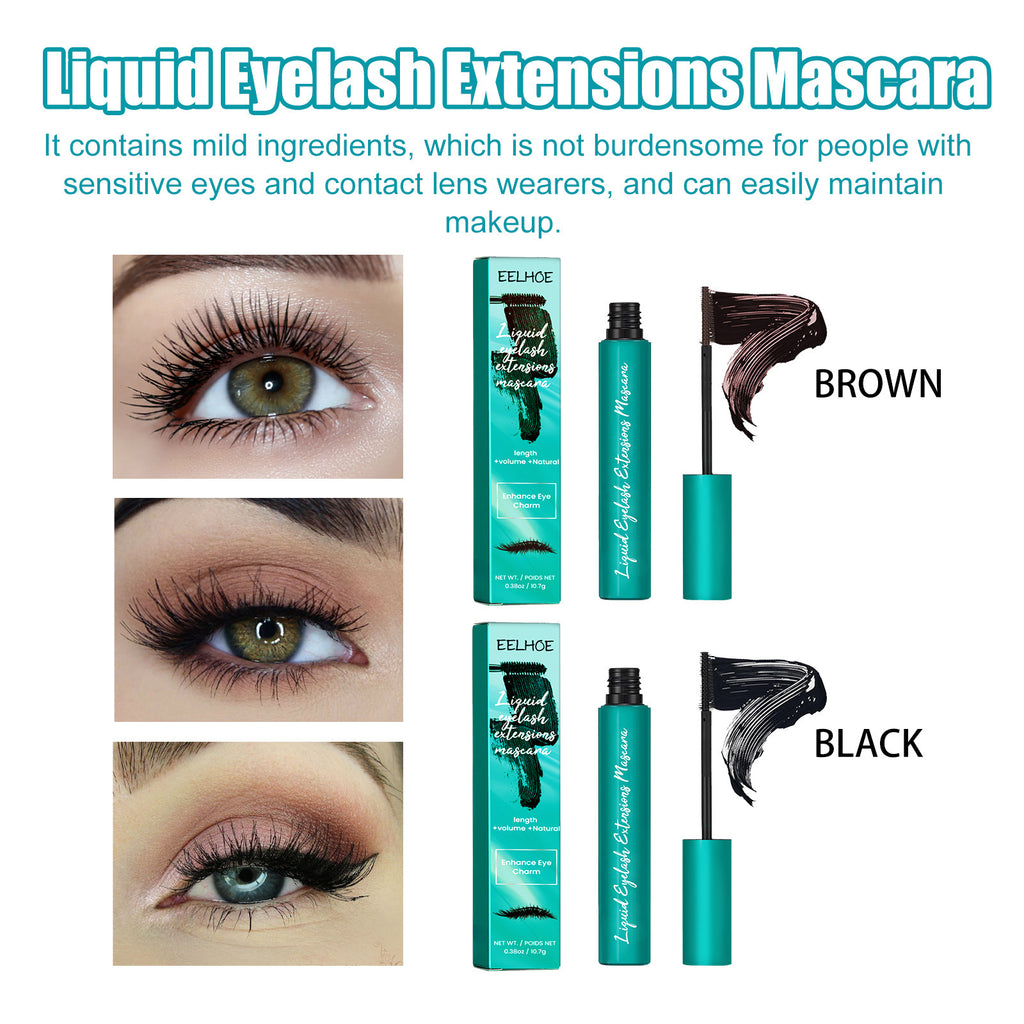 Brown Curling Mascara - Slim Lengthening & Waterproof Volume - Icon Her