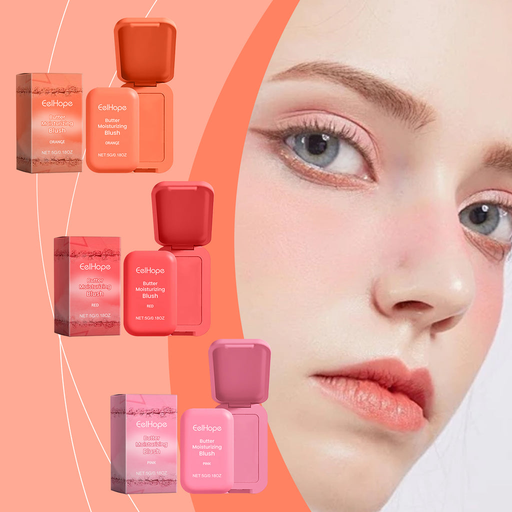 Butter Moisturizing Blush – Matte, Long-Lasting & Natural Nude Makeup - Icon Her