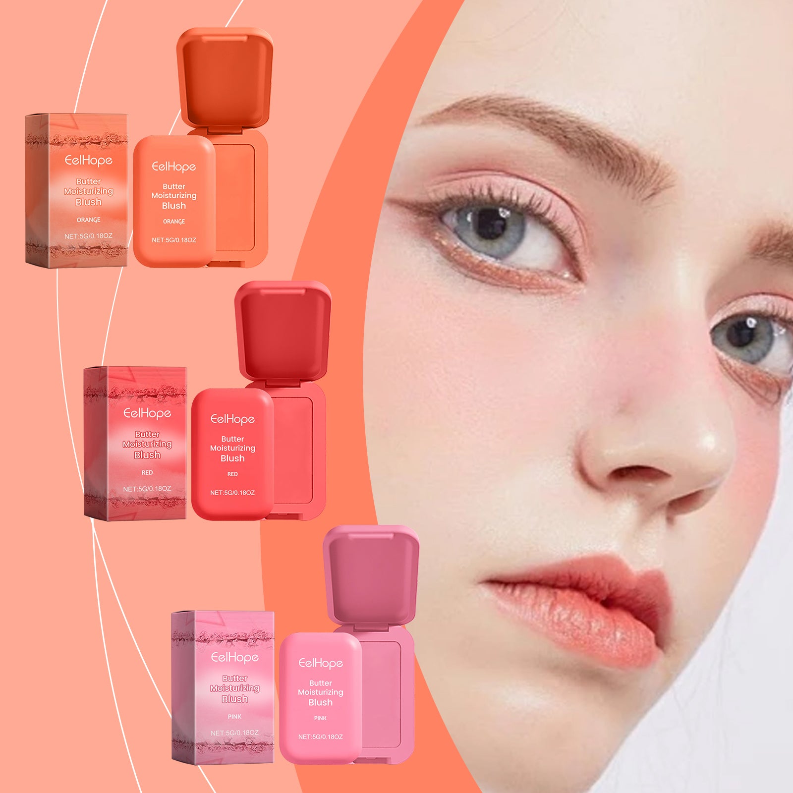 Butter Moisturizing Blush – Matte, Long-Lasting & Natural Nude Makeup - Icon Her