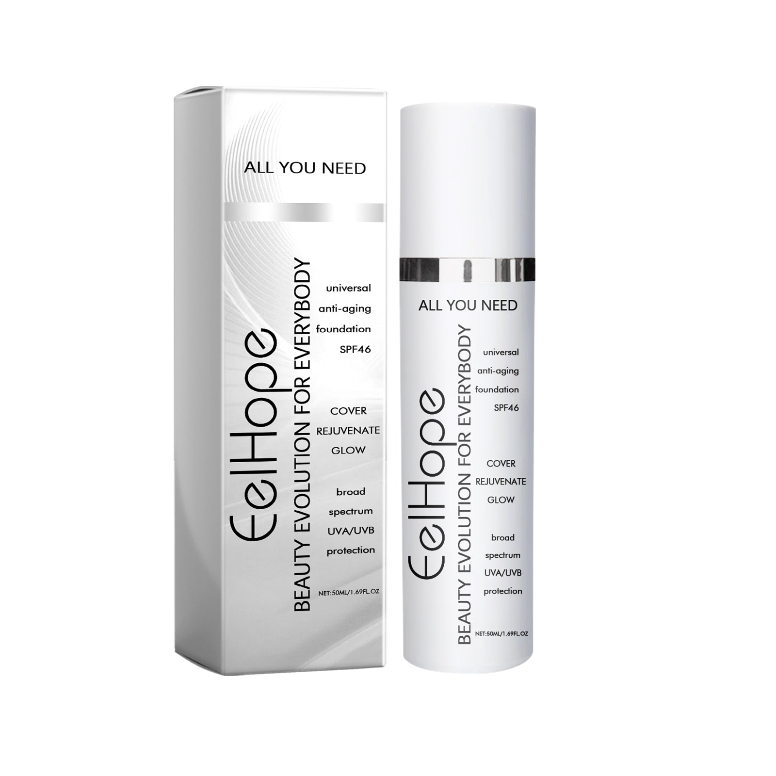 Concealer Moisturizing Liquid Foundation - Refreshing & Long-Lasting Base - Icon Her