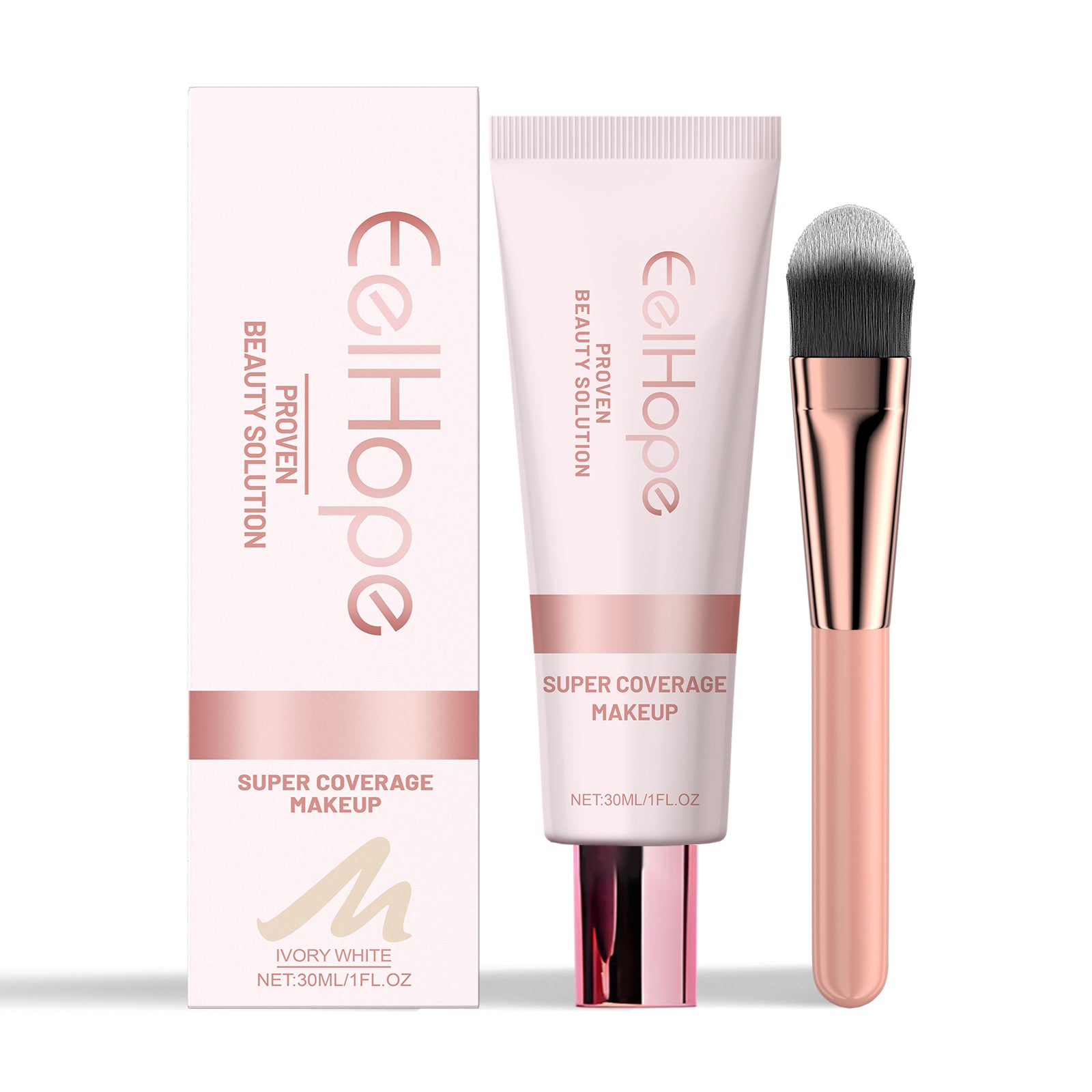 Concealer Liquid Foundation - Lightweight, Hydrating & High-Coverage Base - Icon Her