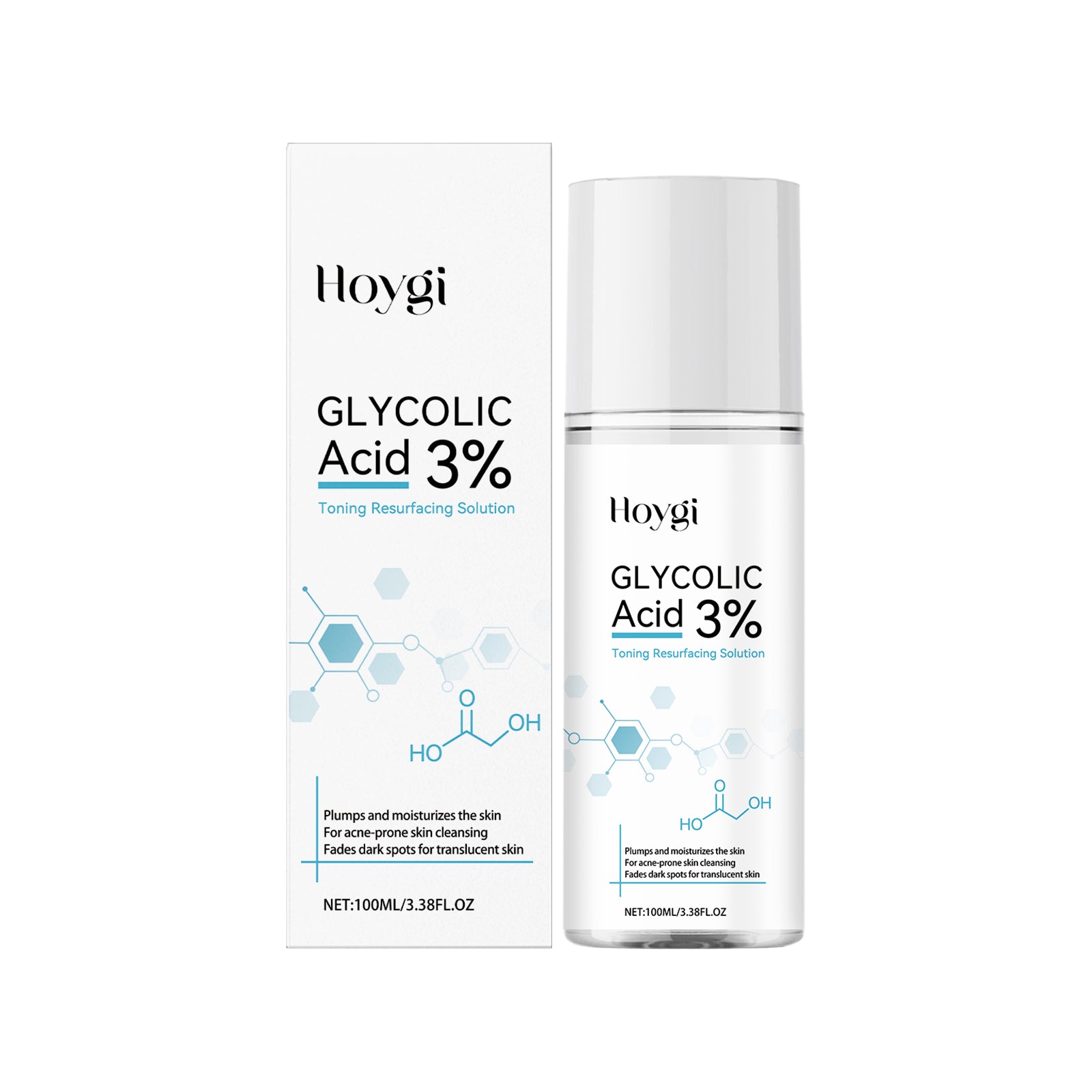 Glycolic Acid Facial Exfoliating Essence – Brightening, Hydrating & Gentle - Icon Her
