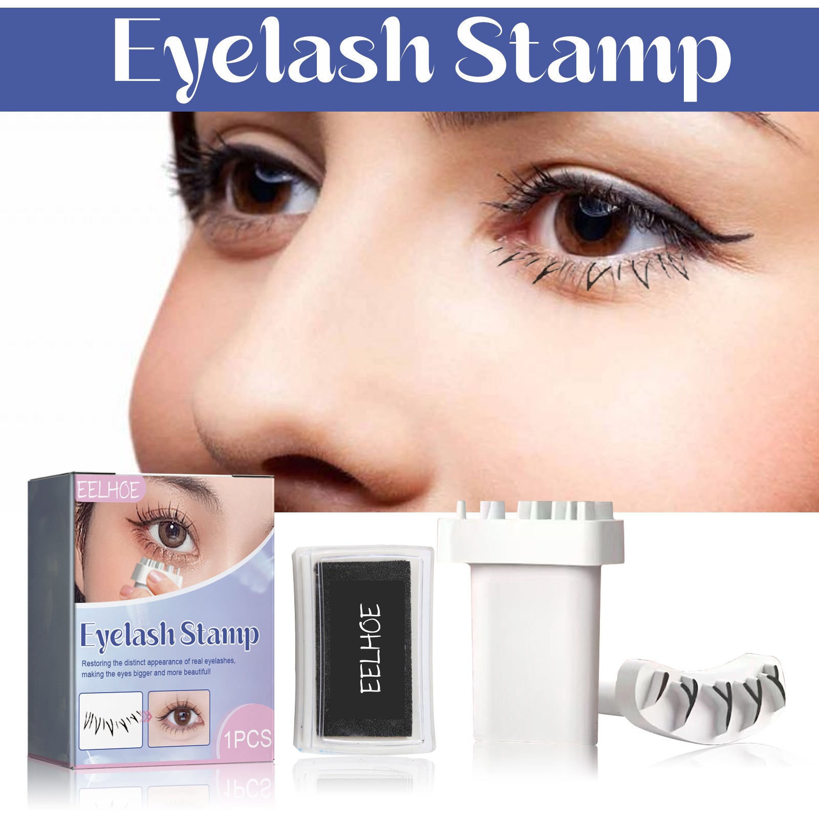 Eyelash Stamp – DIY 3D Waterproof & Durable Lash Printing Tool - Icon Her