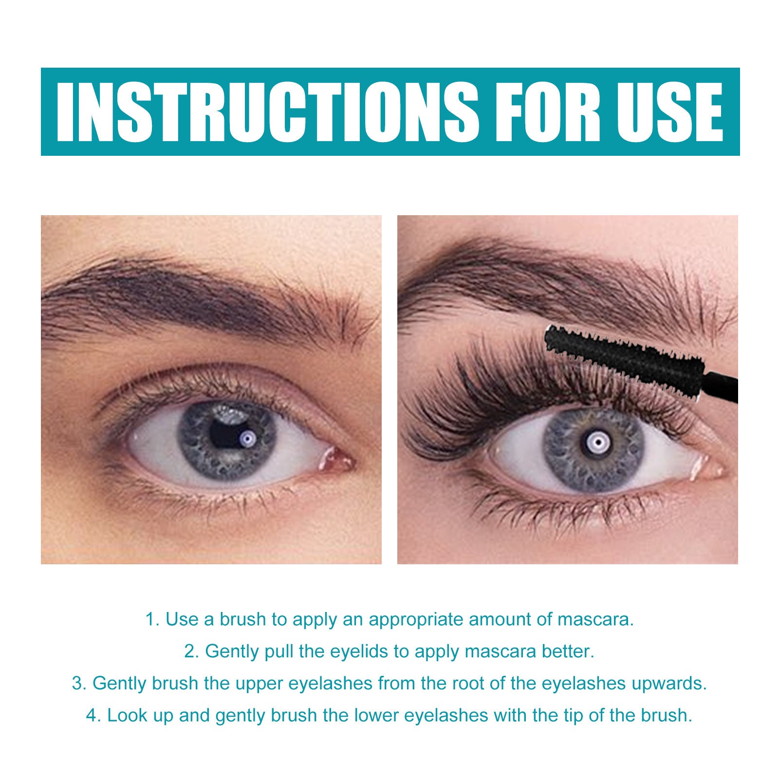 Brown Curling Mascara - Slim Lengthening & Waterproof Volume - Icon Her