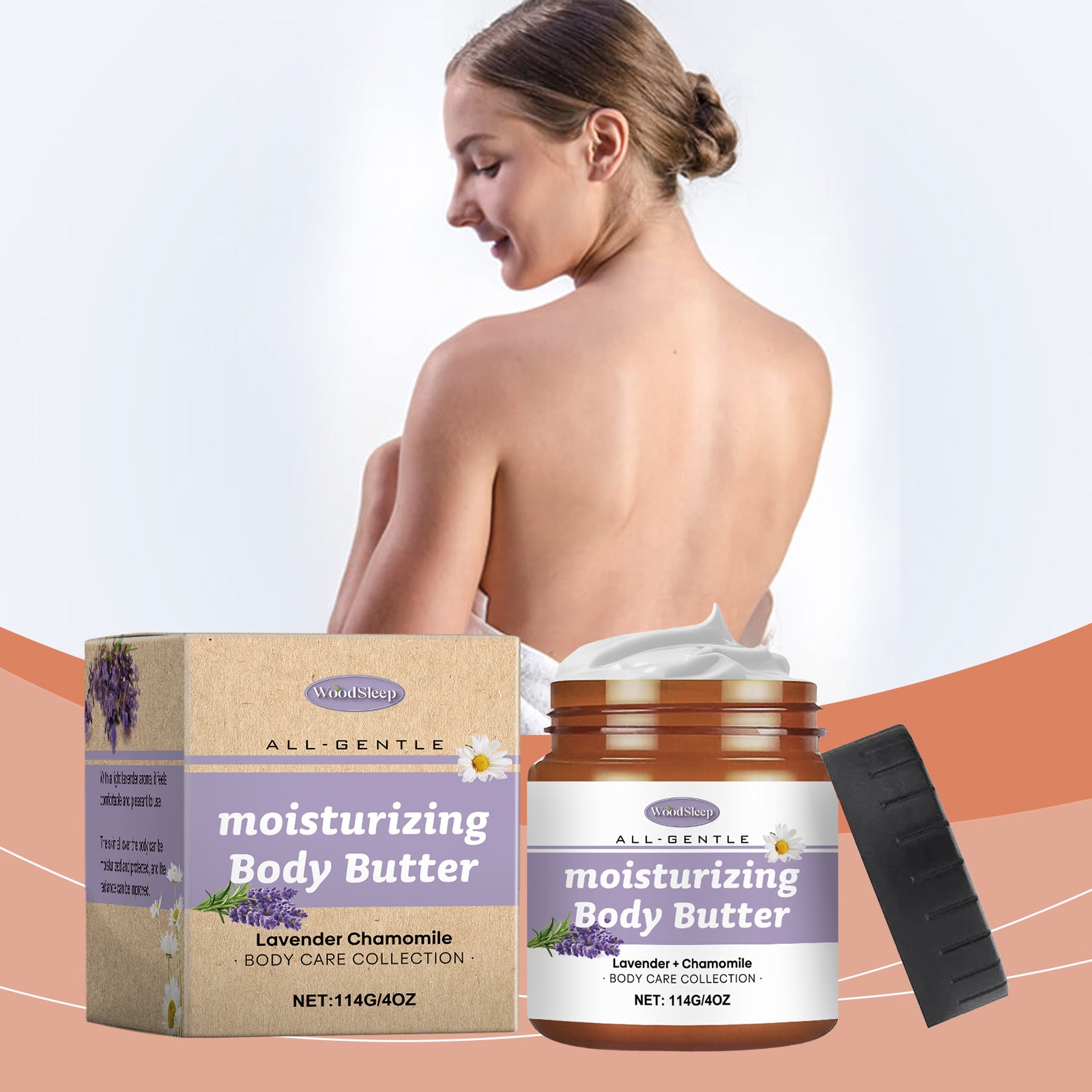 Lavender & Chamomile Body Butter - Deeply Hydrating All-Over Moisturizer - Icon Her