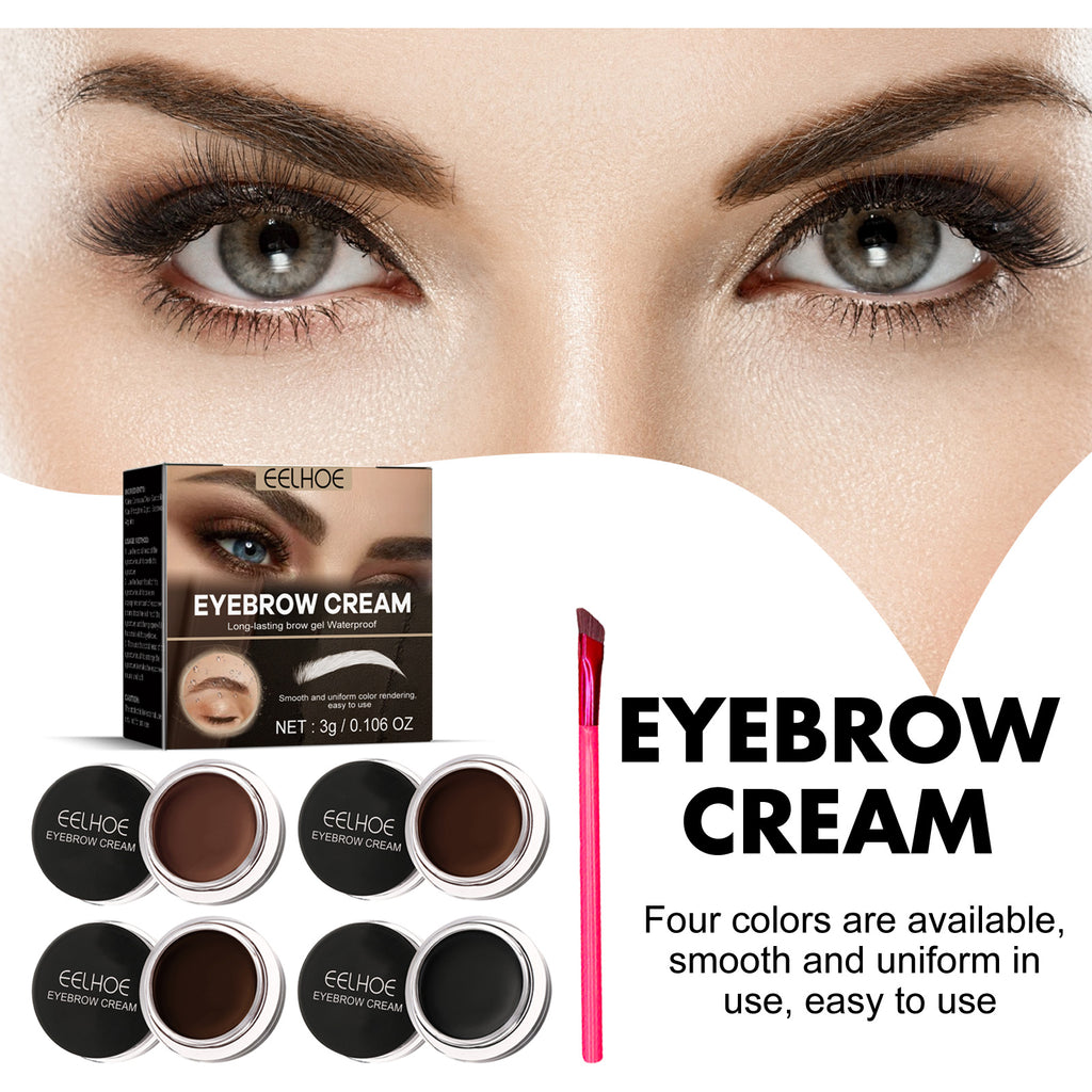 Black Eyebrow Dye Cream – Waterproof, Non-Smudge & Natural 3D Brows - Icon Her