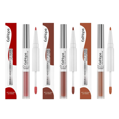 2-in-1 Lip Liner & Lip Glaze Pen – Mirror Gloss & Long-Lasting Color - Icon Her