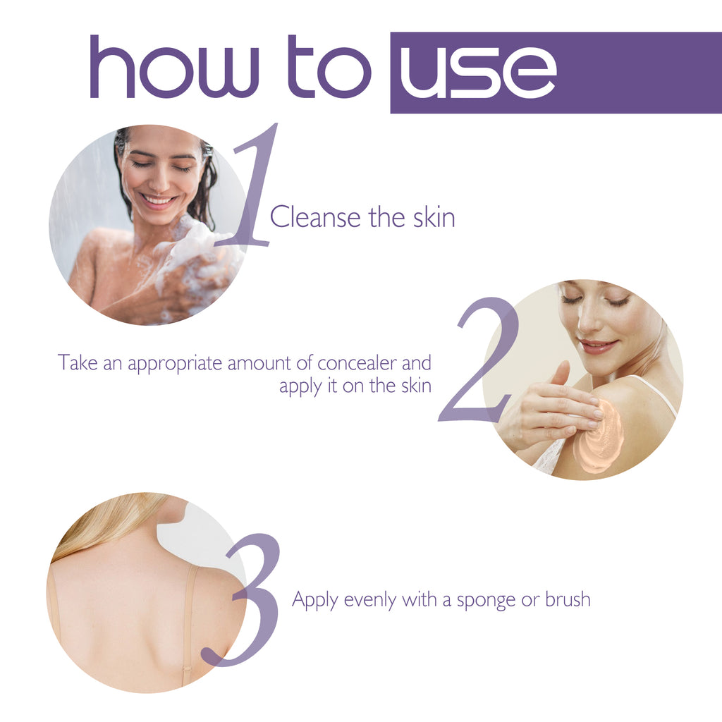 Body Concealer – Waterproof, Covers Tattoos, Scars & Birthmarks - Icon Her