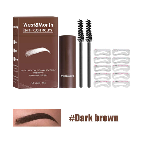 24 Eyebrow Stencils – Waterproof, Sweat-Resistant & Lazy Brow Set - Icon Her