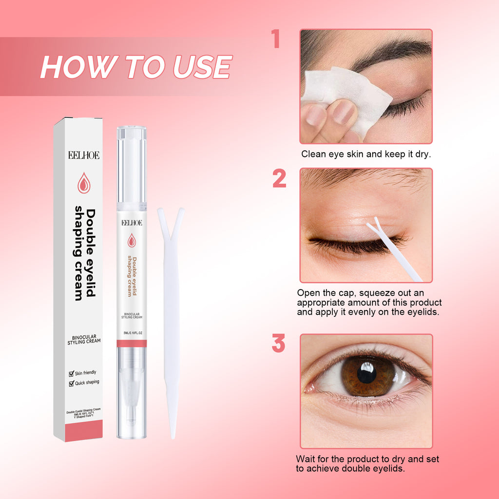 Double Eyelid Cream – Long-Lasting, Natural, Invisible & Instant Dry - Icon Her