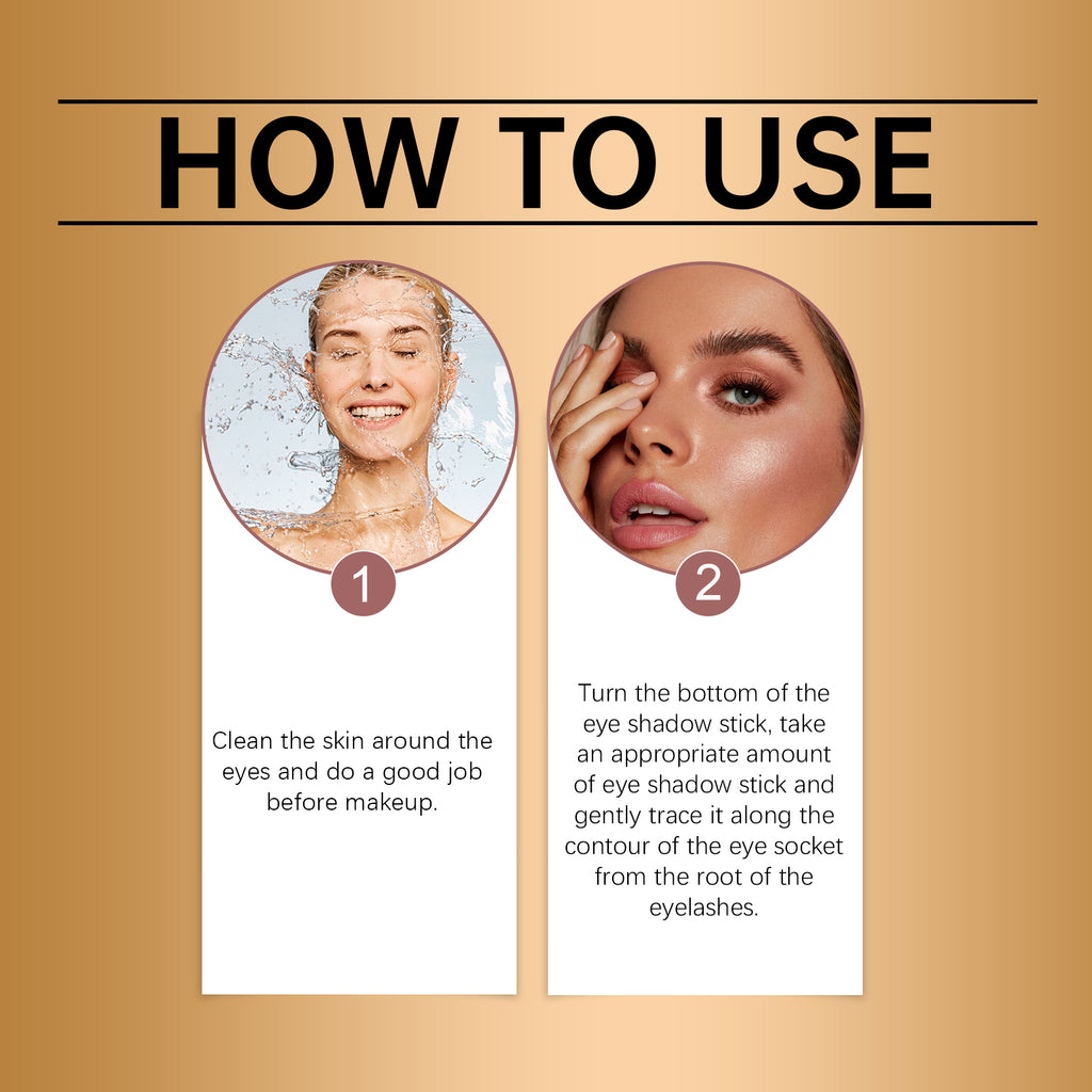 Matte Cream Eyeshadow Stick – Easy Color, Long-Lasting & Blendable - Icon Her
