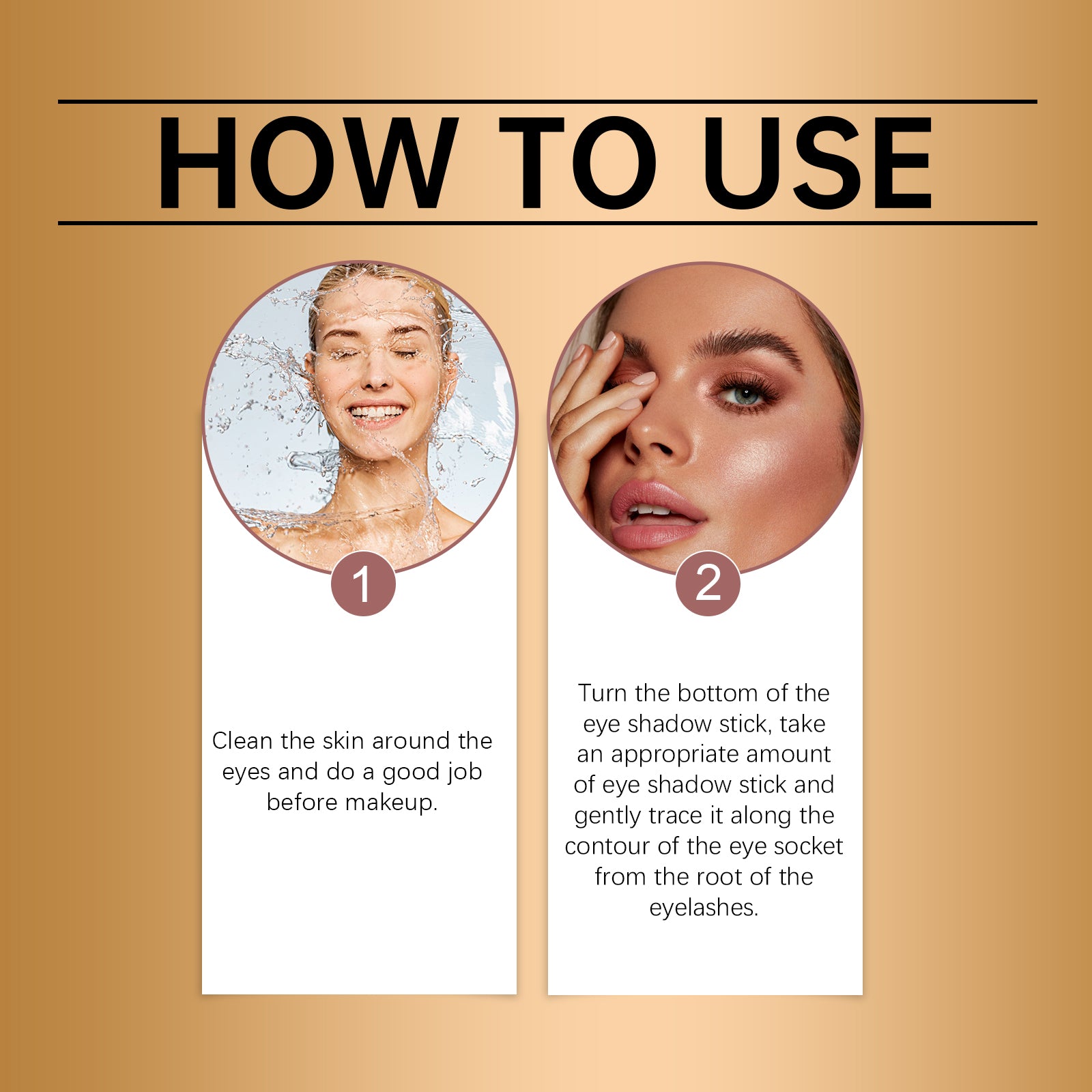 Matte Cream Eyeshadow Stick – Easy Color, Long-Lasting & Blendable - Icon Her