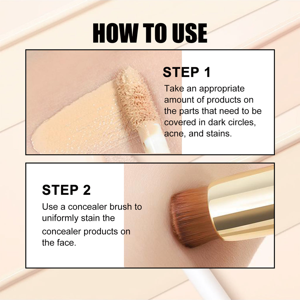 Double-Head Concealer Stick – Brightening, Waterproof & Easy Application - Icon Her