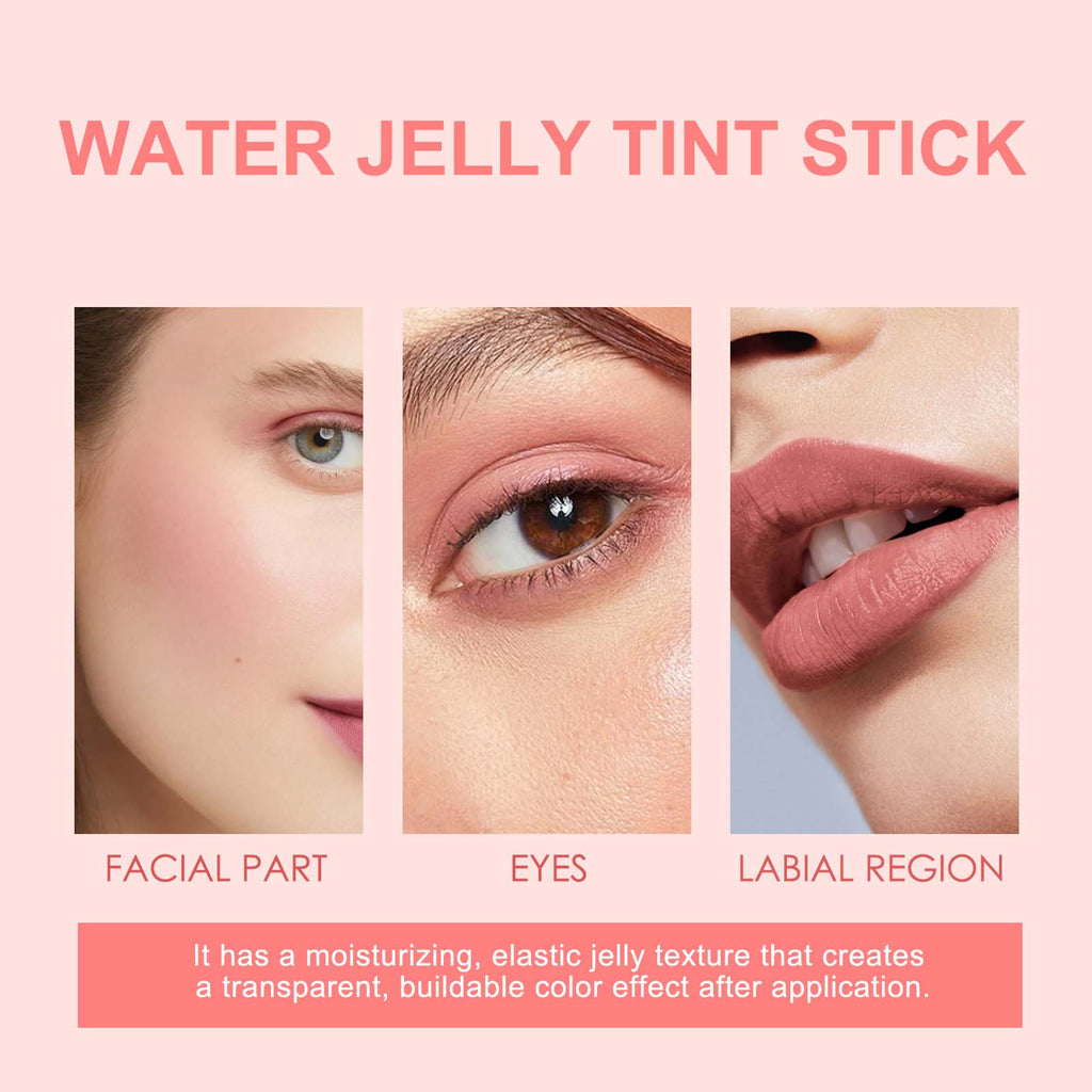 Jelly Blush & Lip Gloss Stick – Brightening, Even Skin Tone Lips & Cheeks - Icon Her