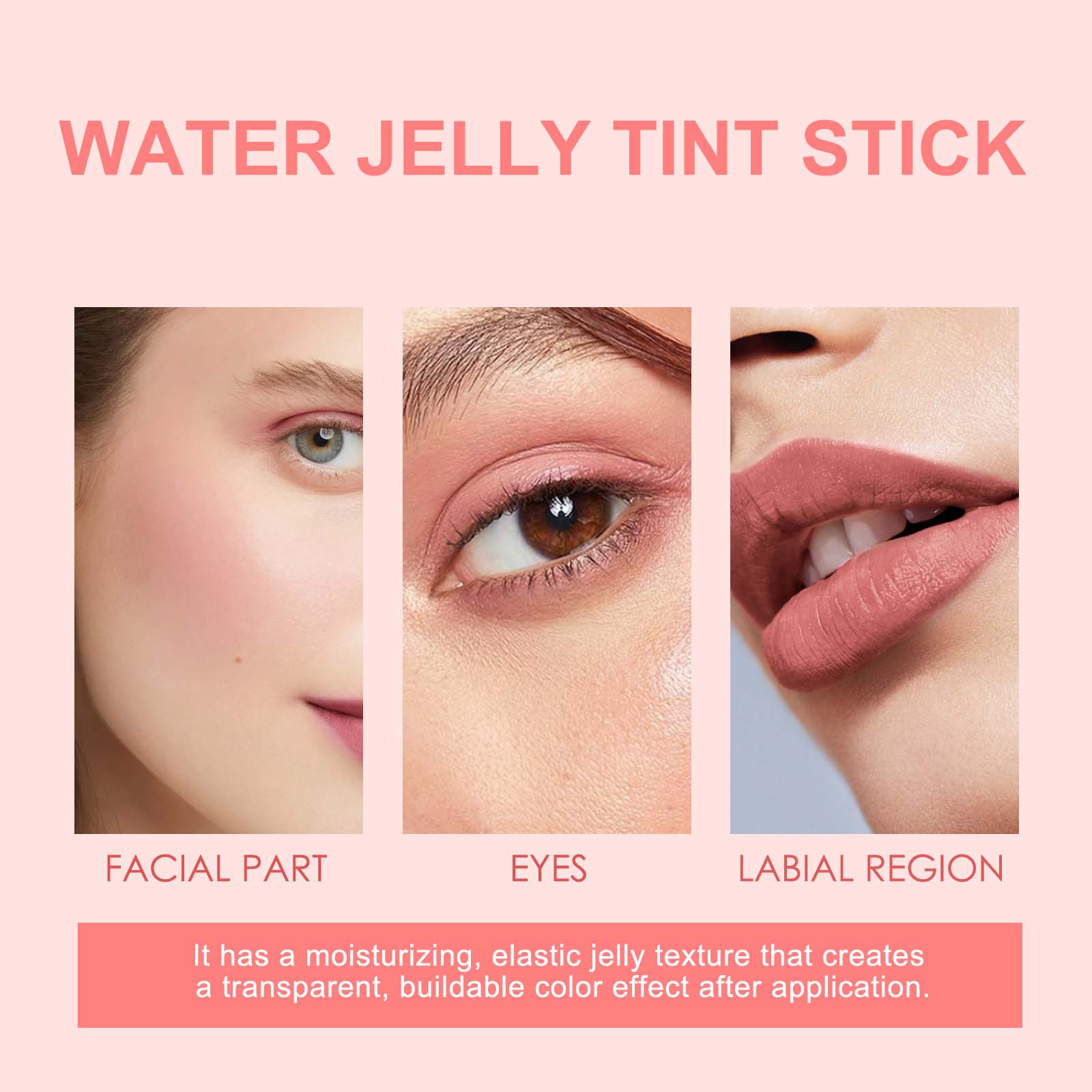 Jelly Blush & Lip Gloss Stick – Brightening, Even Skin Tone Lips & Cheeks - Icon Her