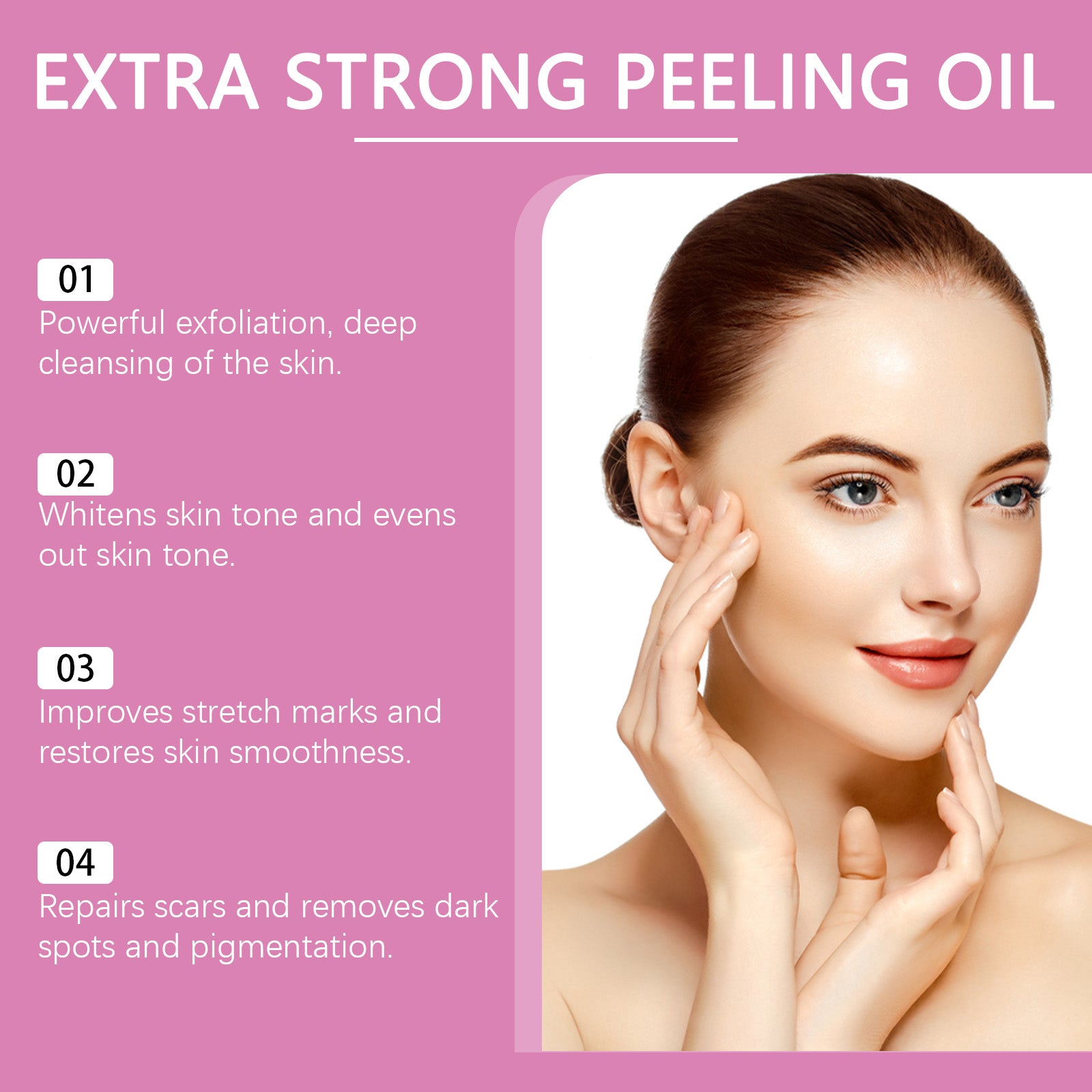 Extra Strong Peeling Oil - Brightening, Anti-Stretch Marks, Scars And Dark Spots - Icon Her