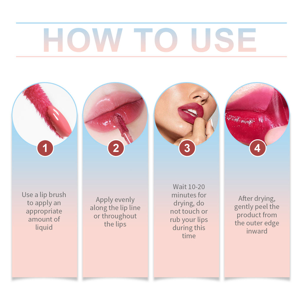 Peel-off Lip Liner – Waterproof, Sweat-Proof & Long-Lasting Lip Color - Icon Her