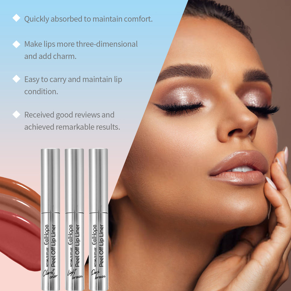Peel-off Lip Liner – Waterproof, Sweat-Proof & Long-Lasting Lip Color - Icon Her