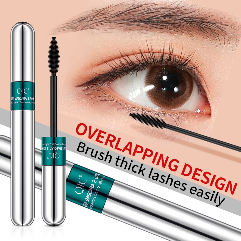 QIC 4D Double-Head Mascara – Waterproof, Curling & Lengthening - Icon Her