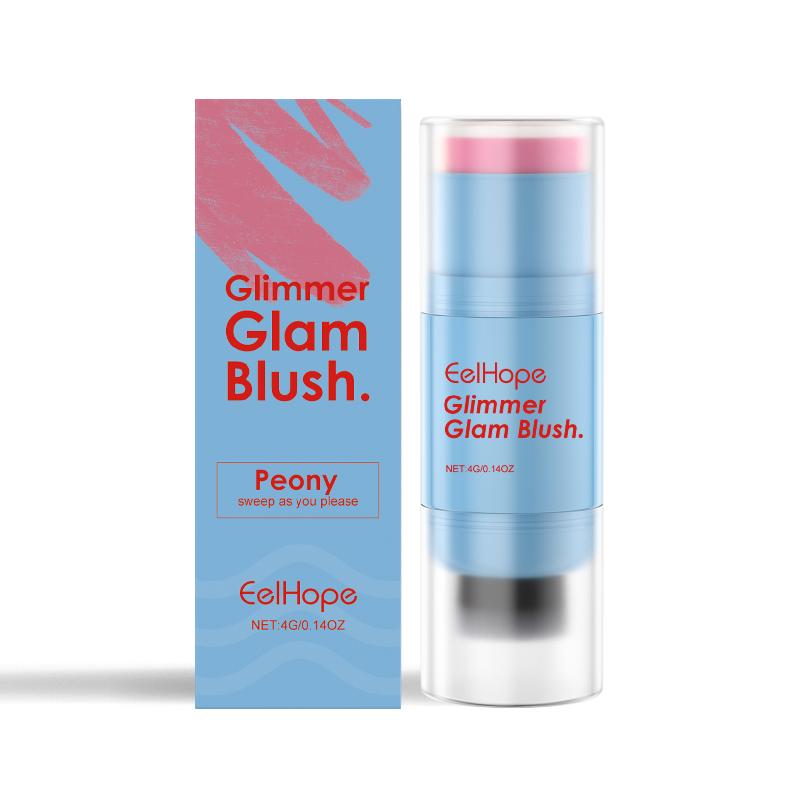 Double-Ended Cream Blush Stick - Hydrating & Multi-Purpose Color Stick - Icon Her
