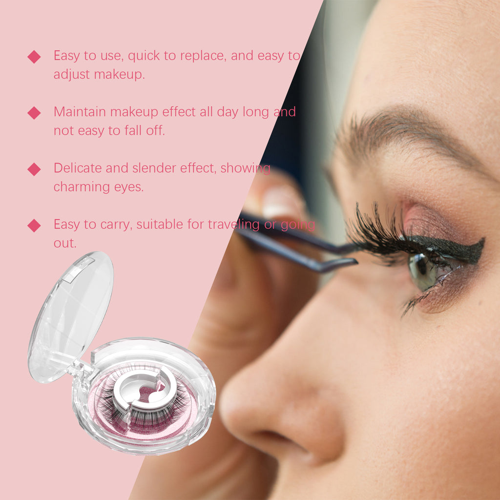 Self-Adhesive False Eyelashes – Glue-Free, Natural & Long-Lasting Lashes - Icon Her