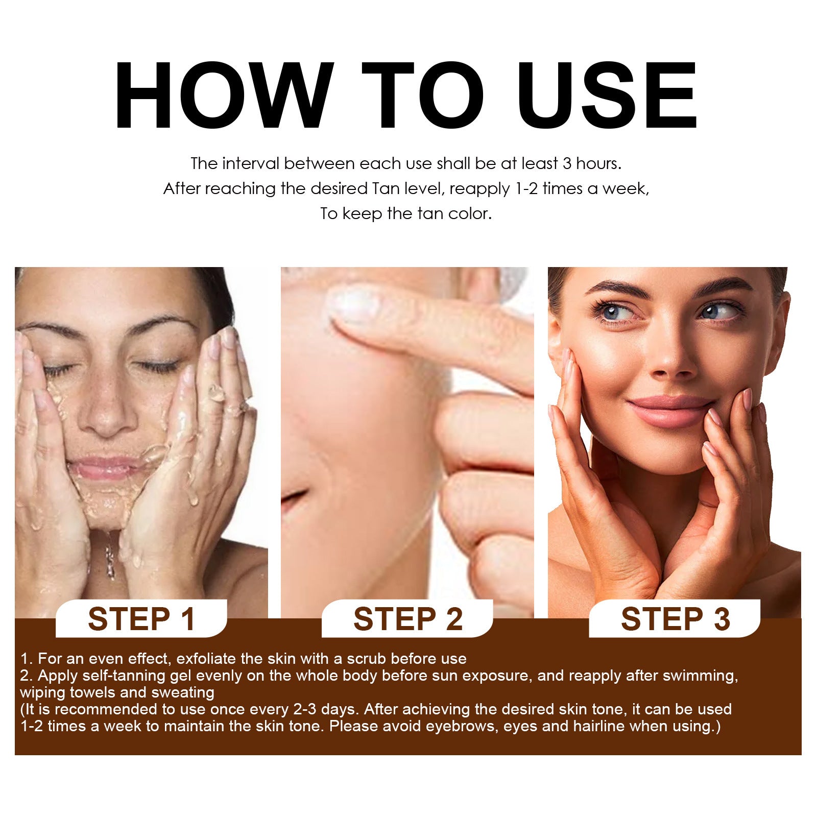 Soft Brown Tanning Cream - Summer Seaside Dark Tan Moisturizing Cream - Icon Her