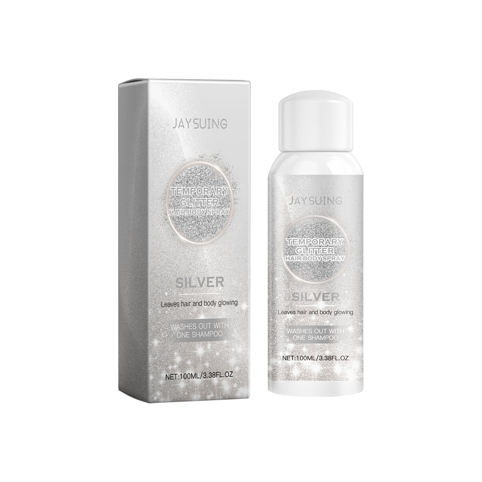 Gold & Silver Glitter Body Spray – Long-Lasting Shine & Highlight - Icon Her