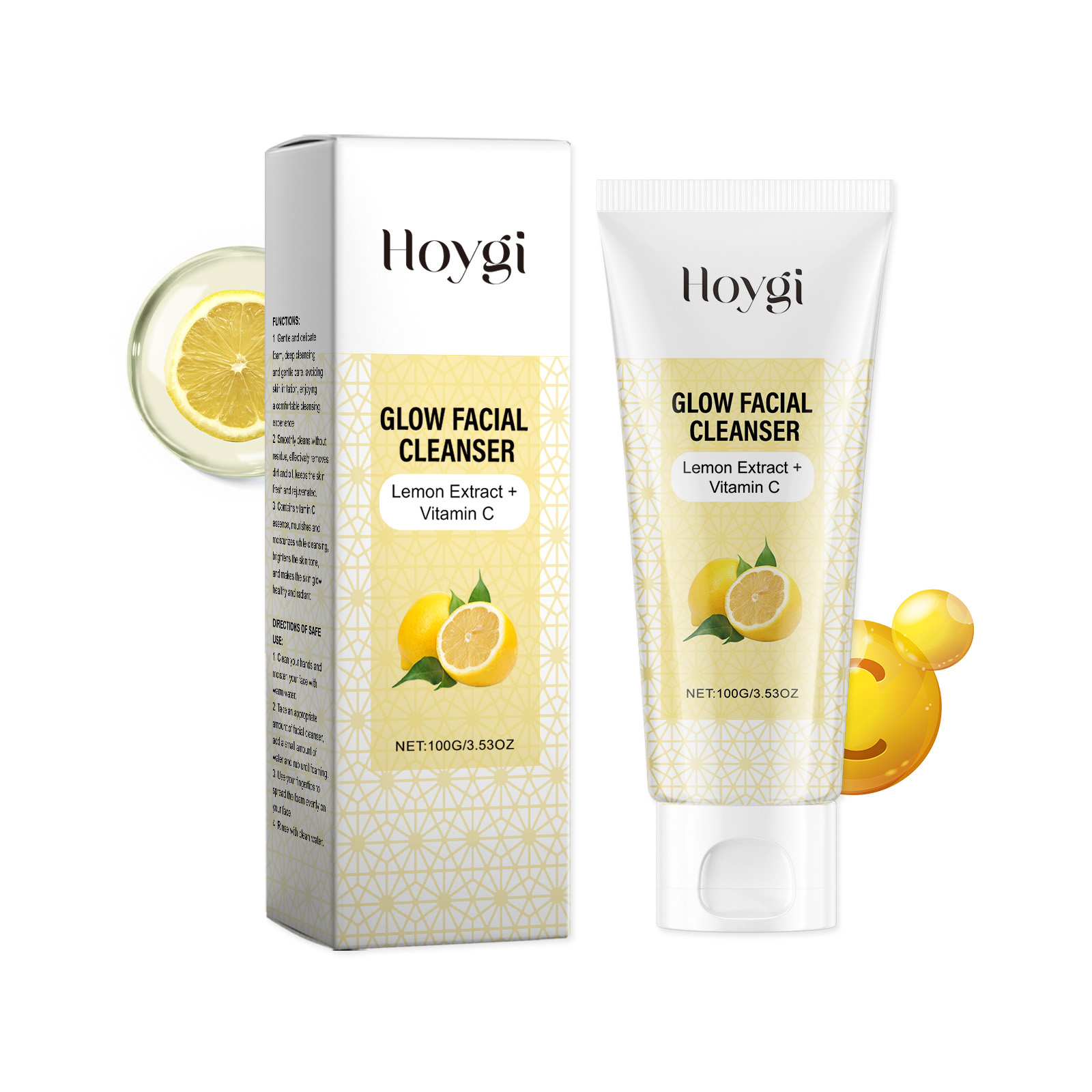 Vitamin C Brightening Cleanser - Moisturizing & Soothing Non-Tightening Face Wash - Icon Her