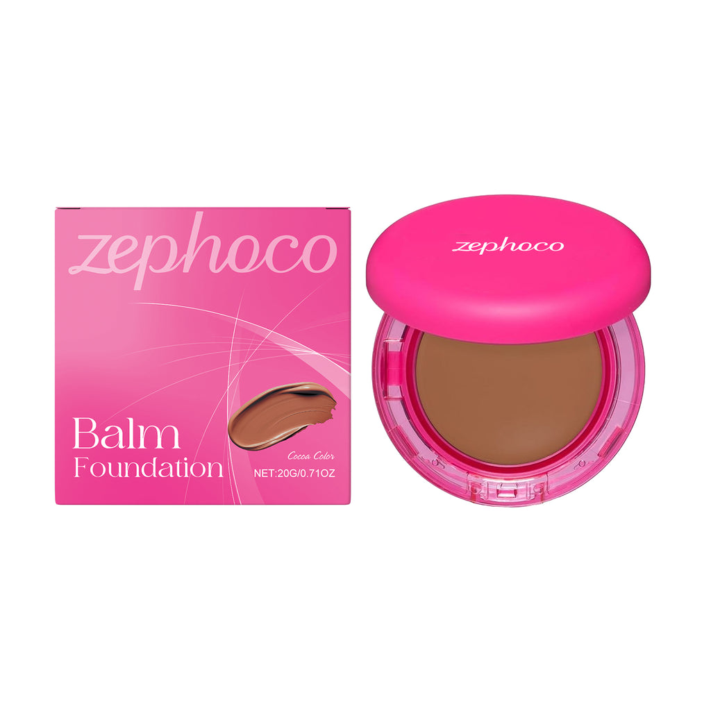Full Coverage Balm Foundation - High-Cover Hydrating Concealer & Base - Icon Her