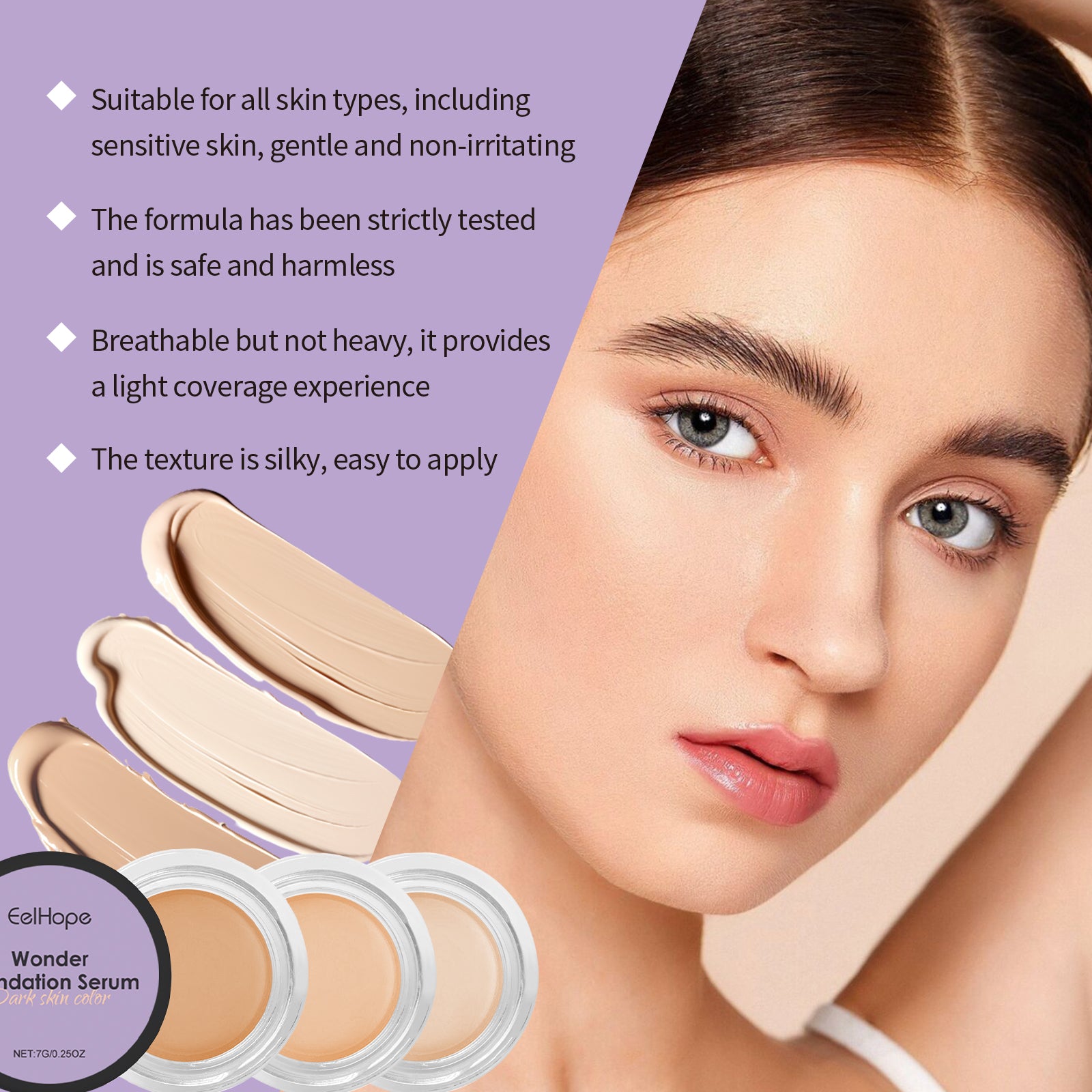 Long-Lasting Moisturizing Concealer - Waterproof & Sweat-proof Liquid Concealer - Icon Her