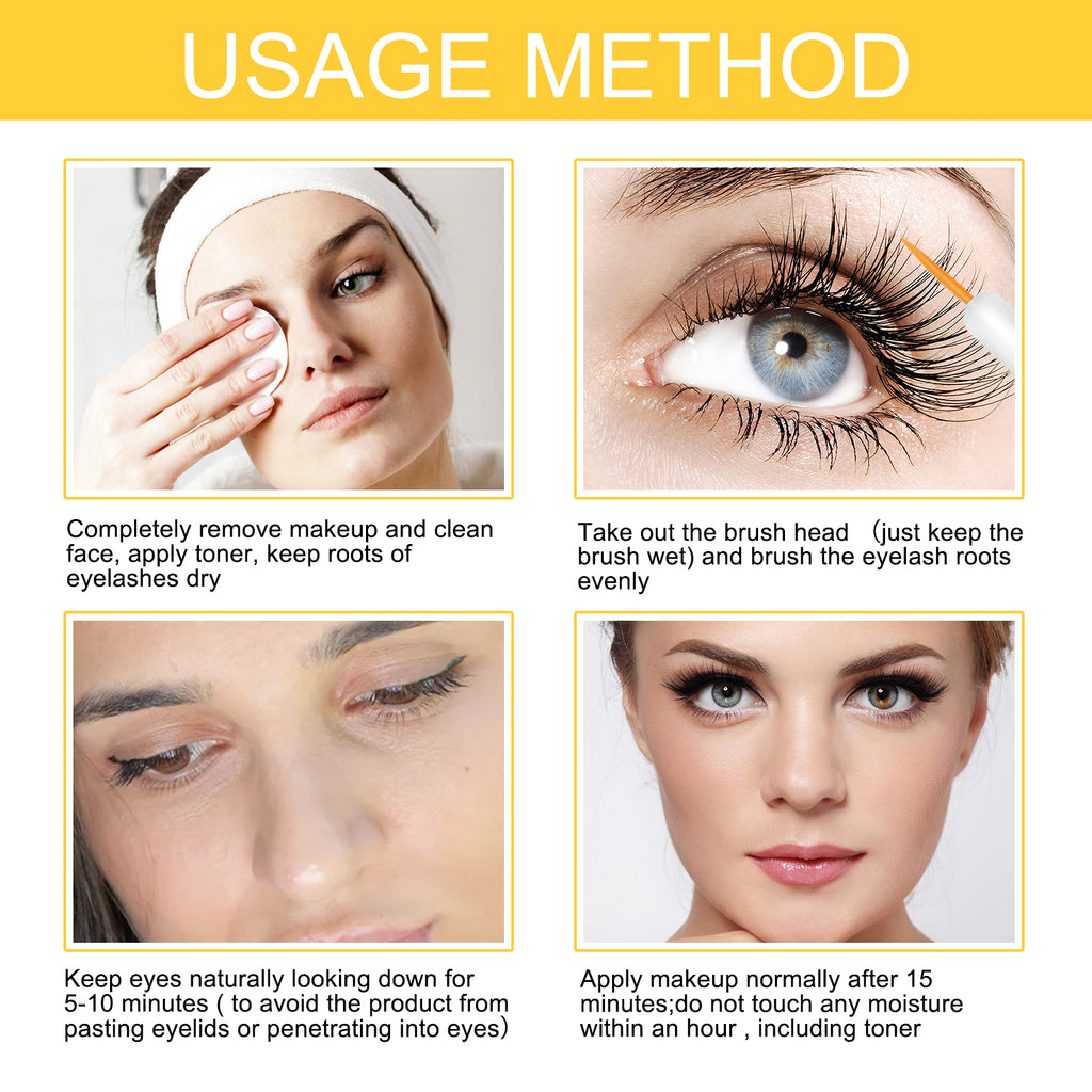 Natural Curl Lash Growth Serum – Moisturizing, Beautiful & Long-Lasting Lash Liquid - Icon Her