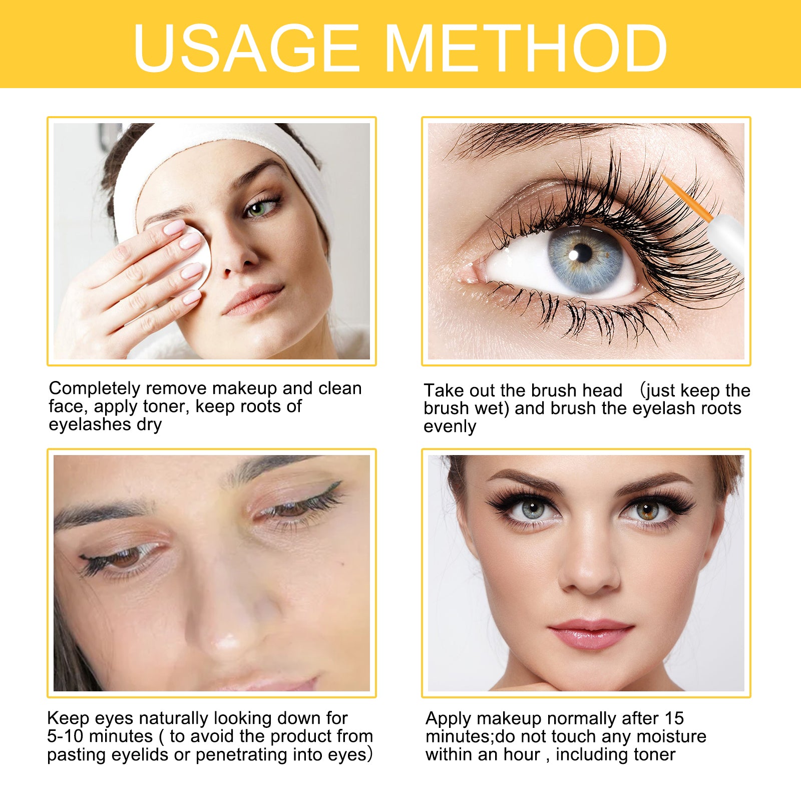 Natural Curl Lash Growth Serum – Moisturizing, Beautiful & Long-Lasting Lash Liquid - Icon Her