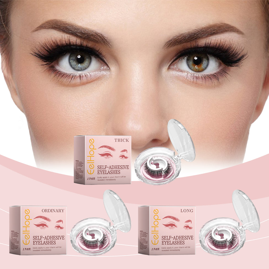 Self-Adhesive False Eyelashes – Glue-Free, Natural & Long-Lasting Lashes - Icon Her