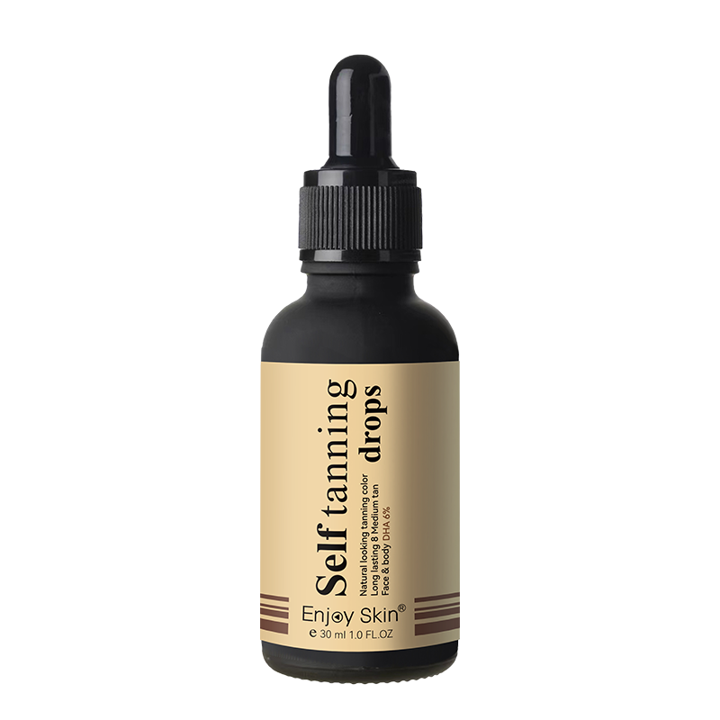 Skin Self-Tanning Serum Drops - Sunless Tanner Solution for Face & Body - Icon Her