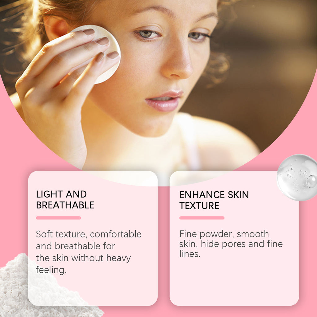 Setting Powder with Brush – Natural, Breathable & Long-Lasting Makeup - Icon Her