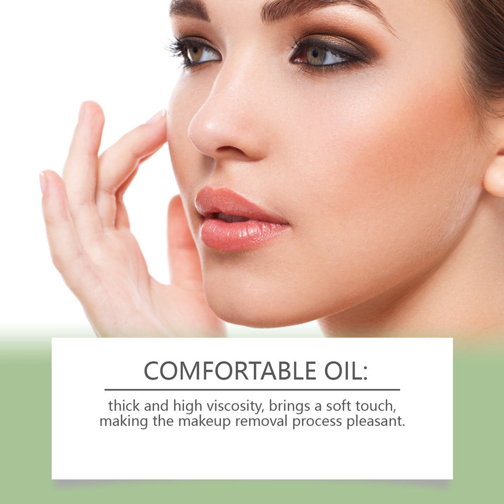 Green Tea Makeup Remover Oil - Refreshing Cleansing Oil for Face, Eyes & Lips - Icon Her