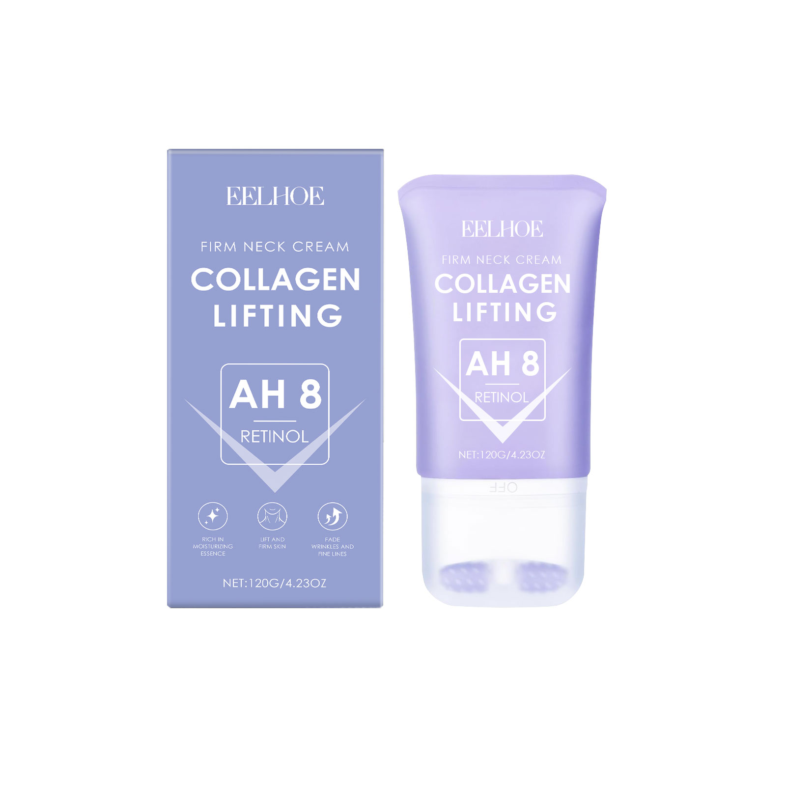 Neck Care Roller Cream - Firming & Fine Line Smoothing Neck Cream - Icon Her