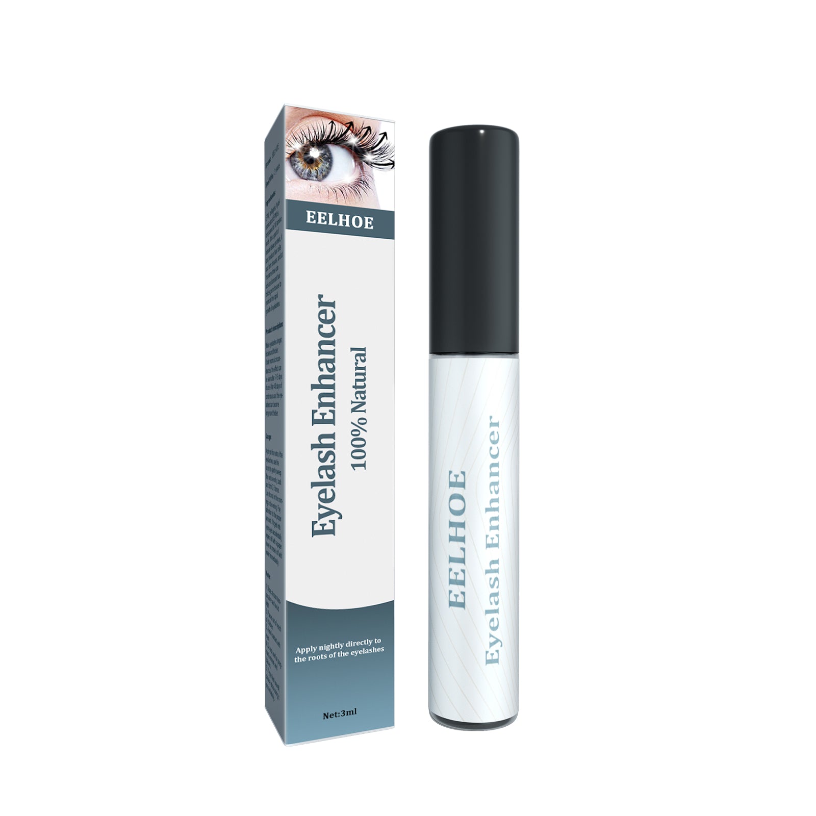 Black Curling Mascara – Natural, Moisturizing & Lengthening Lashes - Icon Her