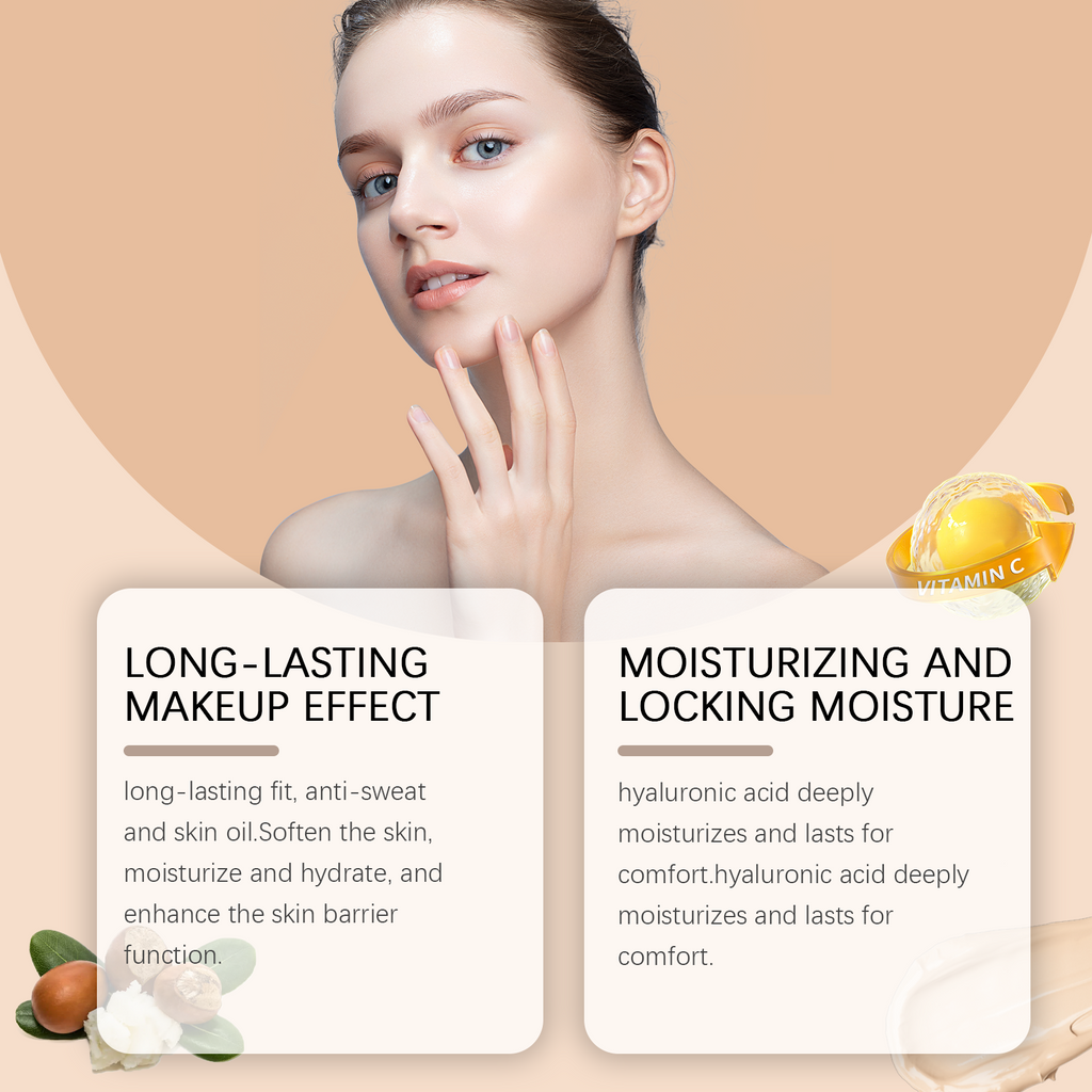 Moisturizing Liquid Foundation – Long-Lasting & Light Skin Care - Icon Her