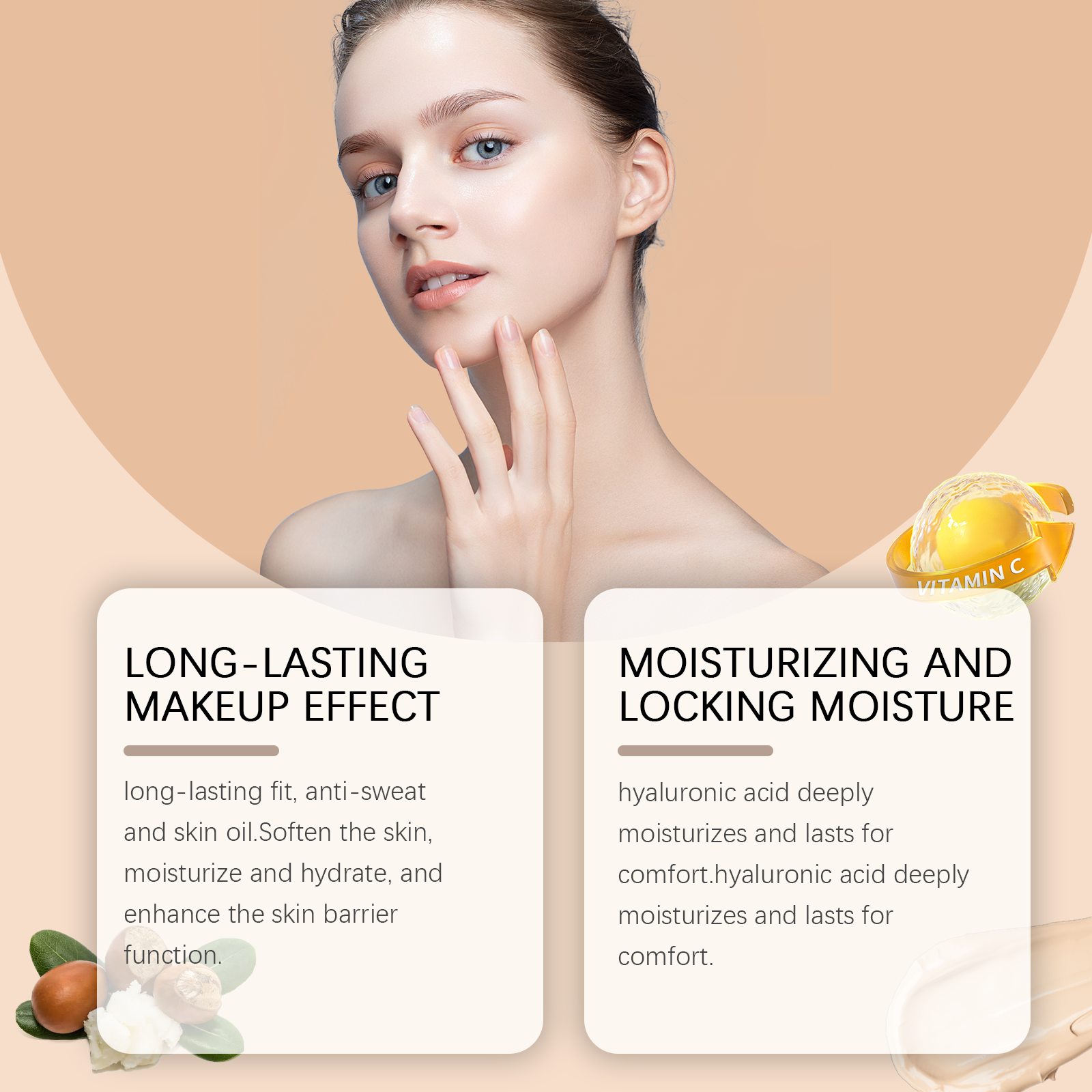 Moisturizing Liquid Foundation – Long-Lasting & Light Skin Care - Icon Her