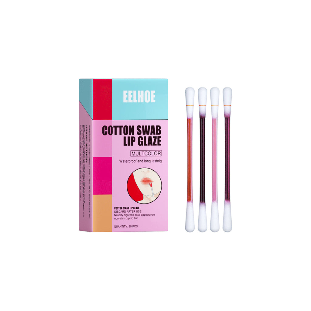 Cotton Swab Lipstick – Portable, Non-Stick Cup & Moisturizing Lip Glaze - Icon Her