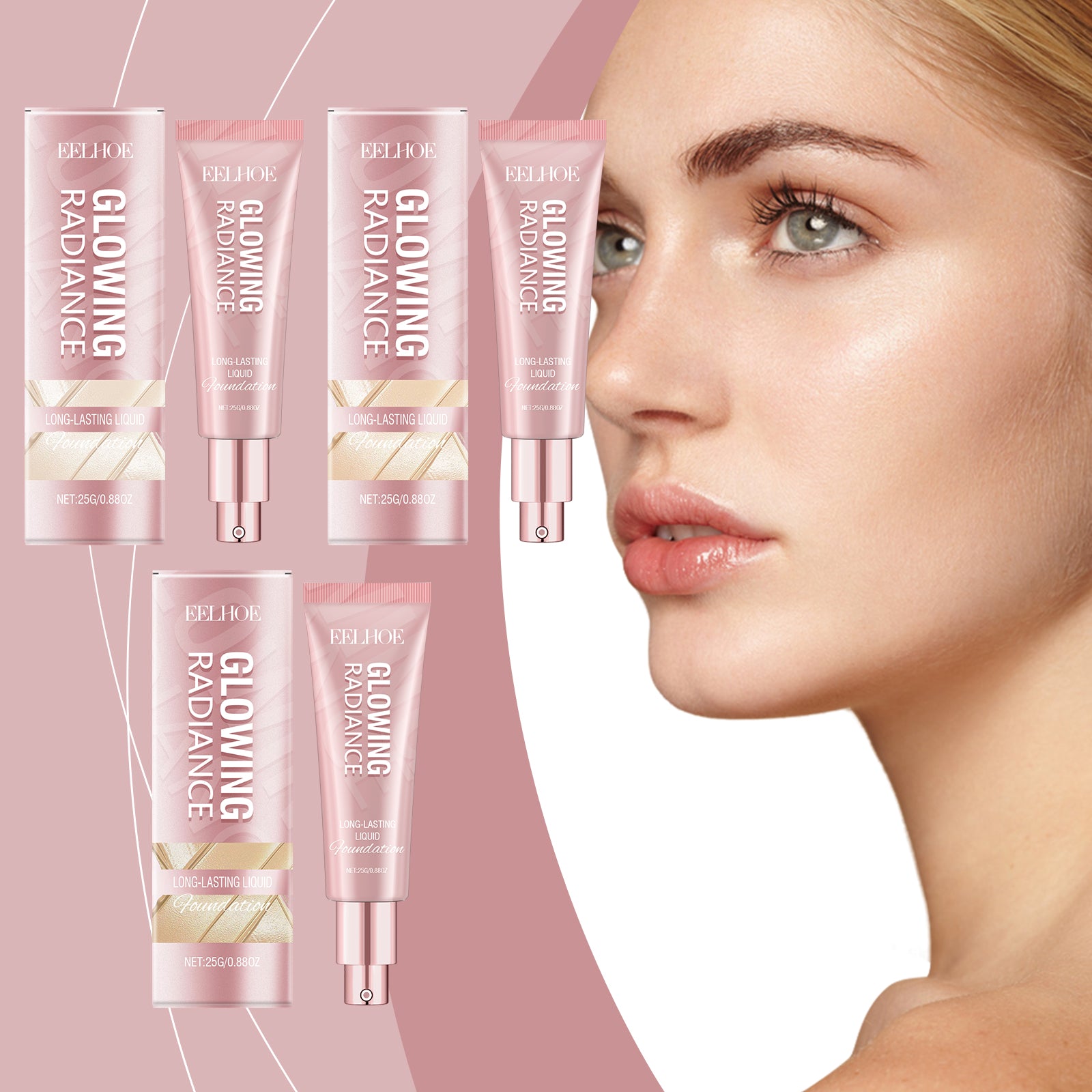 Light Moisturizing Liquid Foundation – Hydrating & Natural Skin Finish - Icon Her