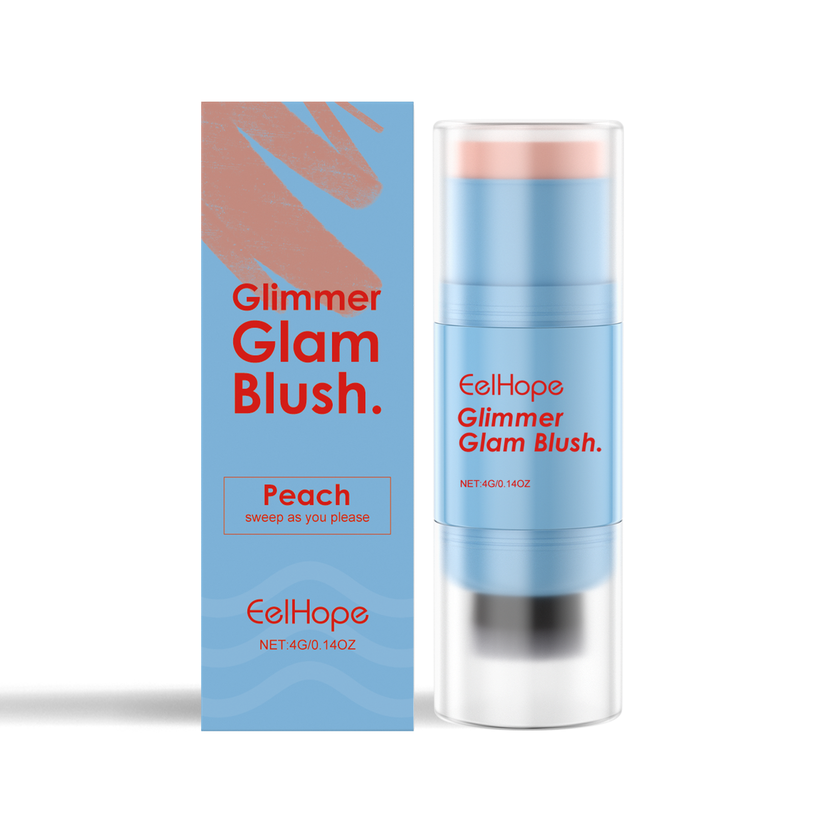 Double-Ended Cream Blush Stick - Hydrating & Multi-Purpose Color Stick - Icon Her