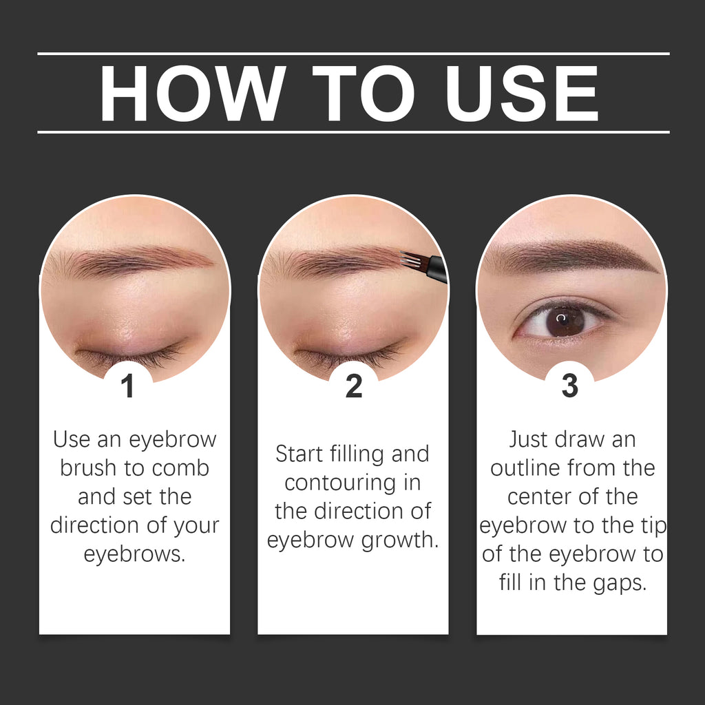 4-Claw Eyebrow Pencil – Natural Shaping, Non-Smudge & Easy to Use - Icon Her
